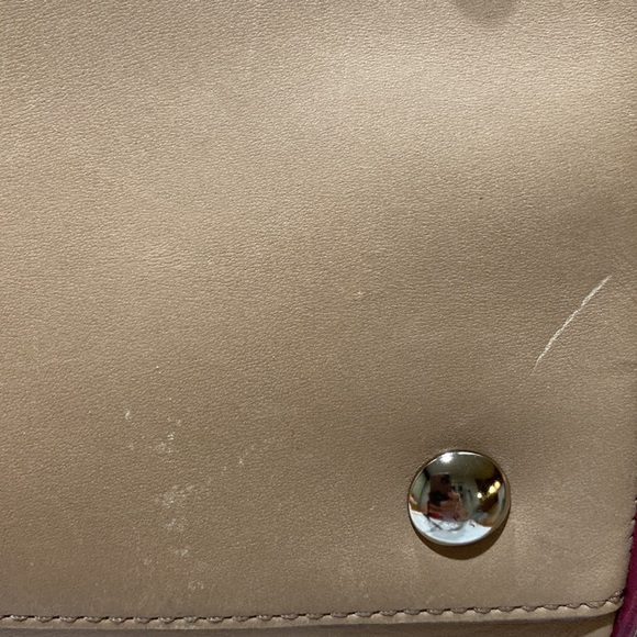 COACH (No. C1373-25807) Legacy “Haley” 2-Tone (Tan/Burgundy) Large Satchel - Picture 11 of 16